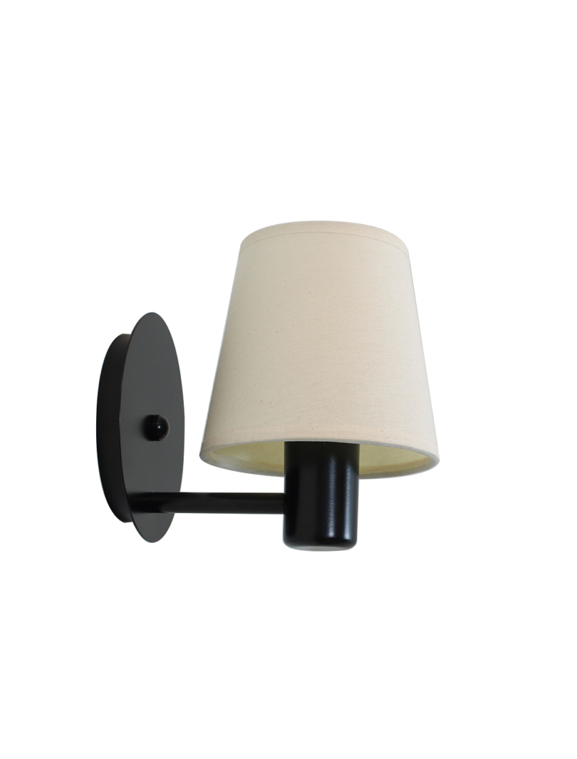 Lustre Arandela Cúpula Cone Preto 741