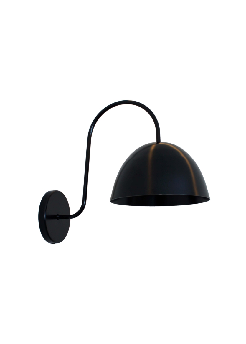 Lustre Arandela Versa Cúpula Retro Industrial Preto 712
