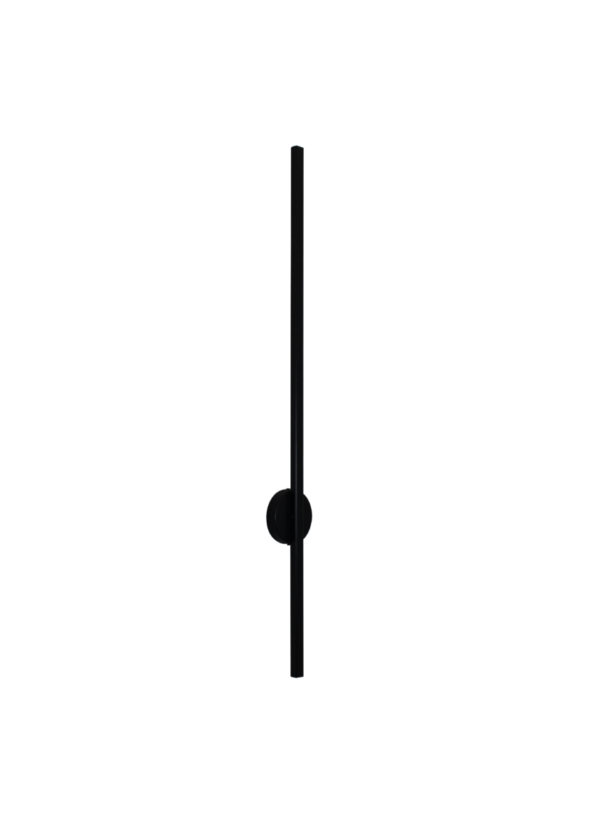Lustre Arandela Linear Fit Slim Luz Indireta 90cm Led 3000K Preto 748