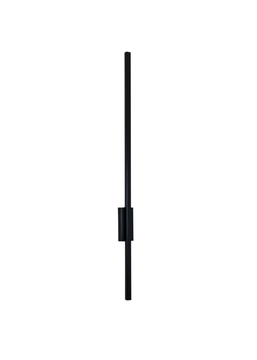 Lustre Arandela Linear Fit Slim Luz Indireta 90cm Led 3000K Preto 749