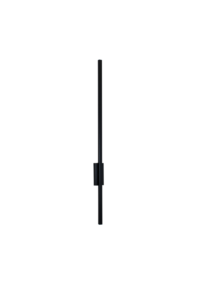 Lustre Arandela Linear Fit Slim Luz Indireta 90cm Led 3000K Preto 749