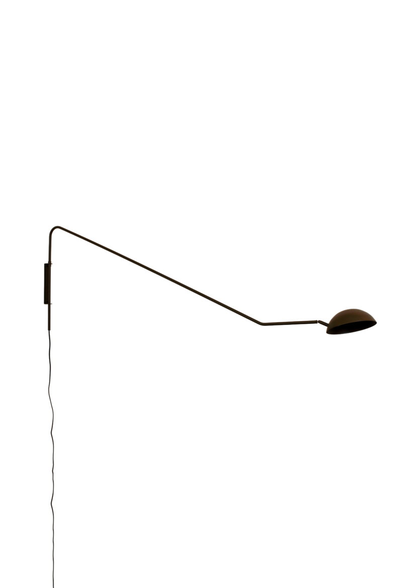Lustre Arandela Dome Articulada Industrial 160cm Marrom 483